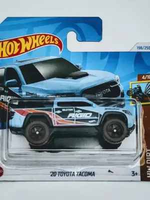 Hot wheels 2024 HW Dirt  4  of 5 - 2020 Toyota Tacoma blue (Rigid) short card HTB27