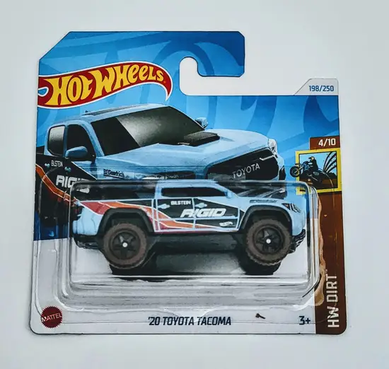Hot wheels 2024 HW Dirt  4  of 5 - 2020 Toyota Tacoma blue (Rigid) short card HTB27