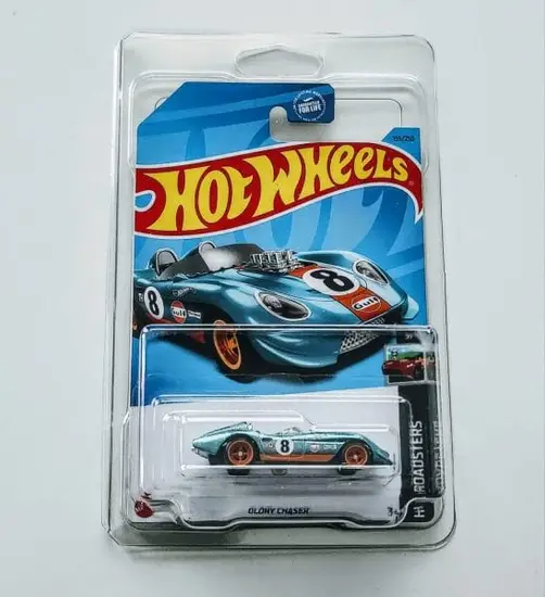 Hot wheels 2023 HW Roadsters 9 of 10 Glory Chasers Gulf blue Super Treasure Hunt HKL11