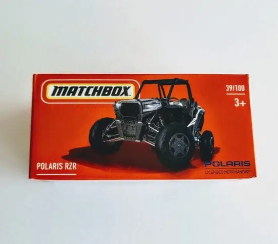 Matchbox 2022 Power Grabs MBX Off Road 36 of  100 Polaris Rzr Black HFV40