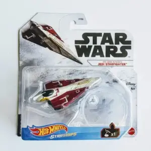 Hot wheels 2020 Star Wars Starships Obi-Wan Kenobis Jedi Starfighter red