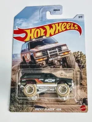 Hot wheels 2023 Baja Rally Series 1 of 5 Chevy Blazer 4x4 black HKL20