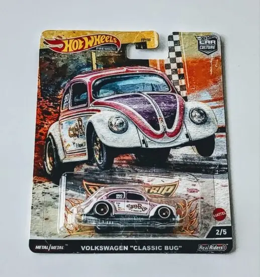 Hot wheels 2022 Car Culture Drag Strip 2 of 5 Volkswagen Classic bug purple HCK23
