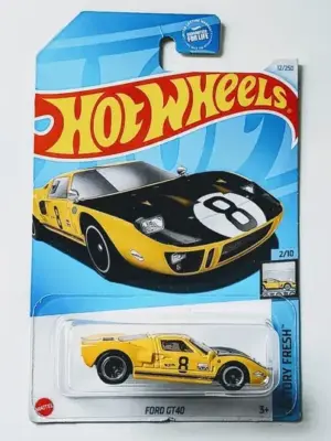 Hot wheels 2024 Factory Fresh 2 of  10 Ford GT yellow (Kroger exclusive) HFT70