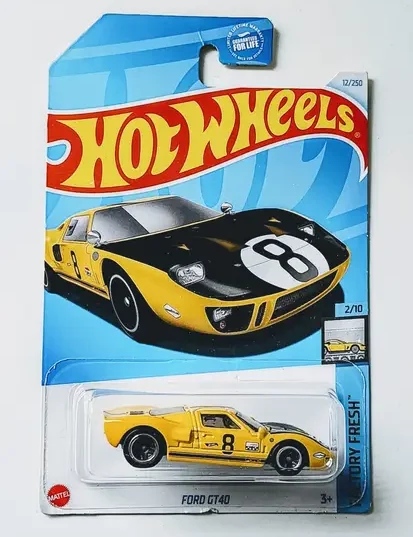 Hot wheels 2024 Factory Fresh 2 of  10 Ford GT yellow (Kroger exclusive) HFT70