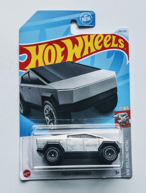 Hot wheels 2024 HW Rolling Metal 4 of 5 Tesla Cyber Truck HTB55