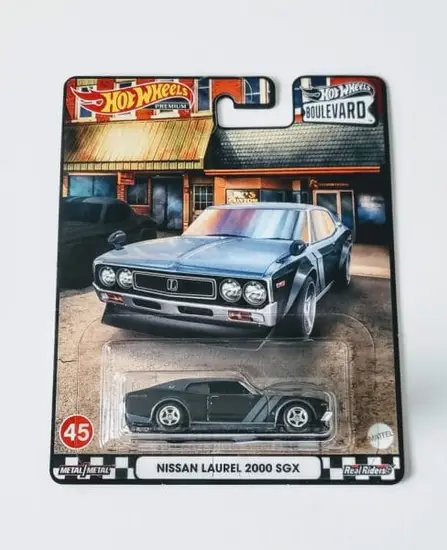 Hot Wheels 2022 Car Culture Boulevard Mix H 45 of 45 Nissan Laurel 2000 SGX Black HCR09