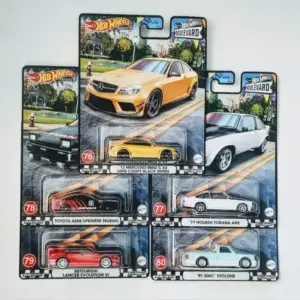 Hot wheels 2023 Car Culture Boulevard Mix R Complete set - 76-80 Syclone, Holden Torana, Advan Toyota Trueno GJT68-956R