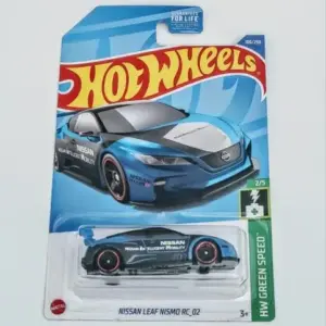 Hot Wheels 2022 HW Green Speed 2 of 5 Nissan Leaf Nismo RC_02 Blue