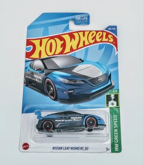 Hot Wheels 2022 HW Green Speed 2 of 5 Nissan Leaf Nismo RC_02 Blue