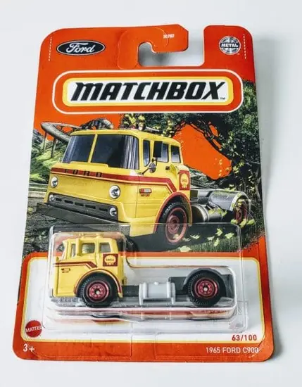 Matchbox 2022 MBX Highway 63 of 100 - 1965 Ford C900 Shell Truck HFN92