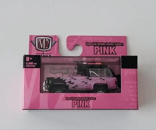 M2 Machines 2022 Special Order Paint Color Pink 32500-SS10 1973 Chevrolet K5 Blazer