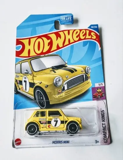 Hot Wheels 2022 Compact King 5 of Mini Morris Treasure hunt yellow HCY07