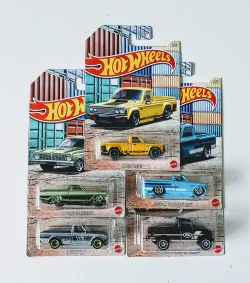 Hot Wheels 2021 Truck Series Complete Set - Mazda Repu Datsun 620 -Asst GDG44
