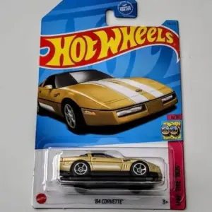Hot Wheels 2023 HW The 80s 6 of 10 1984 Corvette gold HKG83