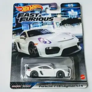 Hot Wheels 2023 Fast and Furious Premium mix A 4 of 5 Porsche 718 Cayman GT4 white HKD20