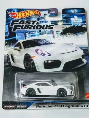 b65d1683-20230207_1240557e2.webp Hot Wheels 2023 Fast & Furious Premium mix A 4 of 5 Porsche 718 Cayman GT4 white HKD20