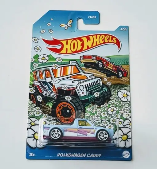 Hot Wheels 2023 Spring Easter Series 1 of 5 Volkswagen Caddy blue HLJ30