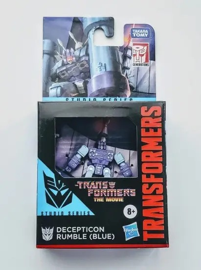 Transformers Studio Series 86 Core Class Transformers the Movie Decepticon Rumble blue F3145