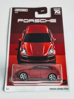 Matchbox 2023 Porsche Series 1 of 6 Porsche Cayenne Turbo red HLM56