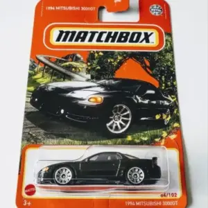 Matchbox 2022 MBX Highway 64 of 102 1994 Mitsubishi 3000GT Black HFN99