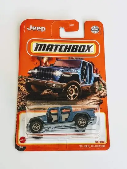 Matchbox 2021 MBX Mountain 36 of 100 2020 Jeep Gladiator Blue GVX46