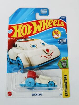 Hot Wheels 2025 Experimentors Quick Chat white Hot Wheels 2025 Experimentors Quick Chat white