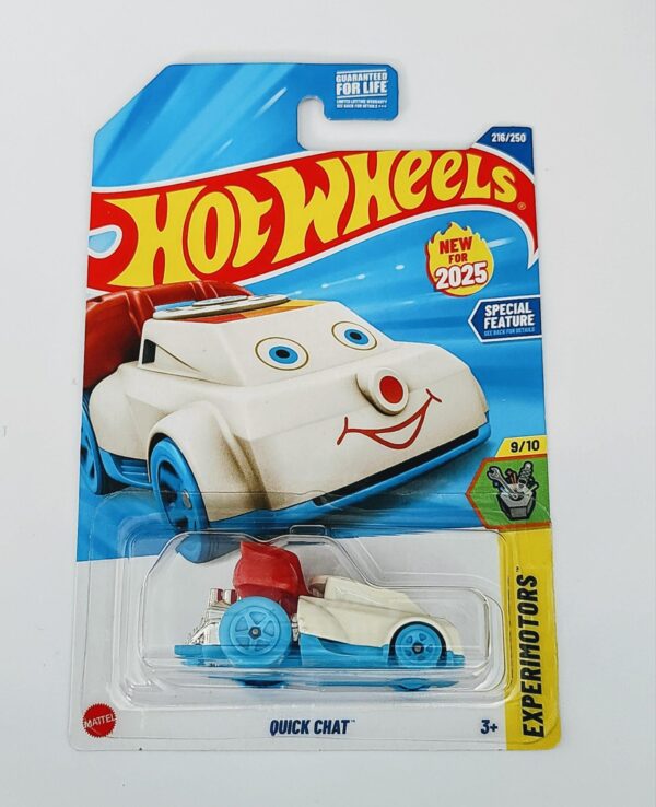 Hot Wheels 2025 Experimentors Quick Chat white