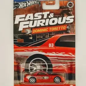 Hot wheels Silver Series 2024 Walmart Fast and furious Dominec Terreto – 4 of 5 1995 Mazda Rx-7 red HRW46