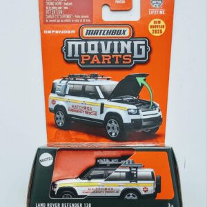 Matchbox 2025 Moving Parts - Land Rover Defender 130 white JBW63 (emergency services)