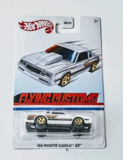 Hot Wheels 2022 Flying Customs 1986 Monte SS White HDG58