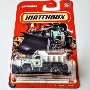 Matchbox 2023 61 of 100 Plow Master 6000 green National Parks HFP67 Matchbox 2023 61 of 100 Plow Master 6000 green National Parks HFP67