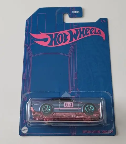Hot Wheels 2022 54th anniversary pearl and chrome series mix 2 - 2 of 6 Nissan Skyline 2000GT-R HDH62