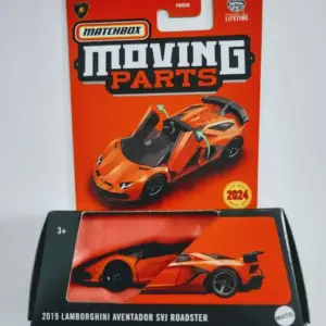 Matchbox 2024 Moving Parts 43 of 54 2019 Lamborghini Aventador Svj Roadster orange HLG03