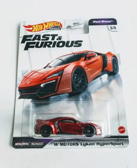 Hot Wheels 2021 Fast & Furious Fast Stars 5 of 5 W Motors Lykan Hypersport GRL70