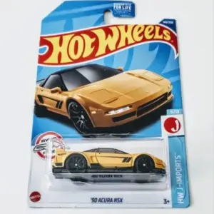 Hot Wheels 2022 HW J-Imports 6 of 10 1990 Acura NSX yellow HCX58