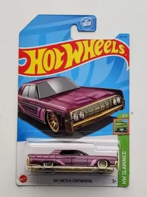 c0d482ab-1000006383.webp Hot Wheels 2023 HW Slammed 5 of 5 - 1964 Lincoln Continental pink HKJ09