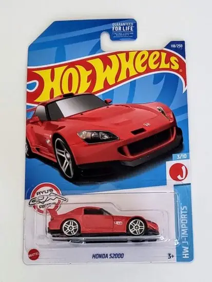 Hot Wheels 2022 HW J-Imports 3 of 10 Honda s2000 red Greddy (Ryus Rides)