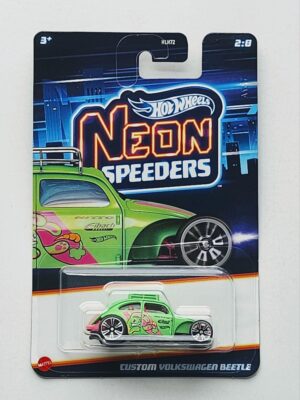 Hot wheels Silver series 2024 Neon Speeders Series HLH72-956D -  2 of 8 - Custom Volkswagen Beetle green JBY93