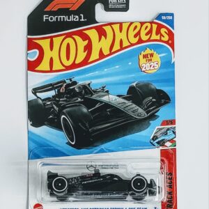 Hot wheels 2025 Track Aces - F1 Mercedes benz-AMG Petronas Formula one team black
