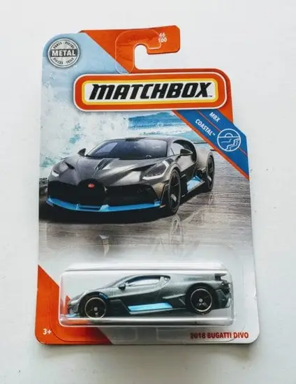 Matchbox 2020 MBX Coastal 2018 Bugatti Divo Gray GKK31