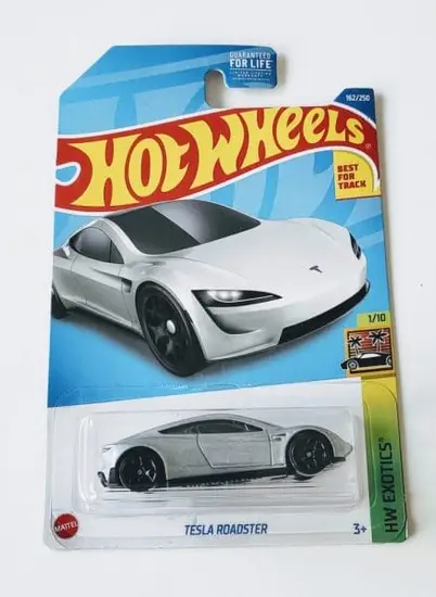 Hot Wheels 2022 HW Exotics 1 of 10 Tesla Roadster grey HCV04