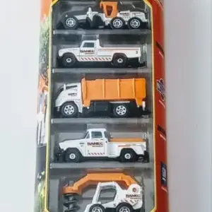 Matchbox 2021 5 Pack City Road Crew GVY39 Ranec - 1962 Nissan Junior 57 Stepside