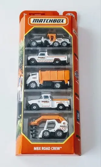 Matchbox 2021 5 Pack City Road Crew GVY39 Ranec - 1962 Nissan Junior 57 Stepside