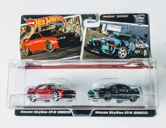 Hot Wheels 2021 Car Culture Larry Chen 2 Pack Nissan Skyline GT-R (BNR32) - Target Exclusive HBL97