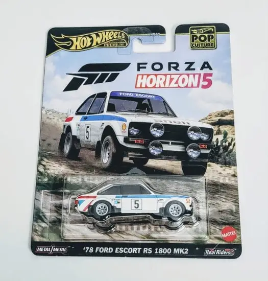 Hot wheels 2024 Pop Culture Entertainment Forza Horizon 5 - Ford Escort RS 1800 MK2 white HKC23