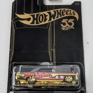 Hot Wheels 2023 55th Anniversary Pearl and Chrome 5 of 6 1966 Chevy Nova HLK00