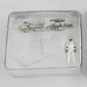 Star Wars Micro Galaxy Squadron Scout class series 6 Barc Speeder with green clone captain chase Swj0138-2