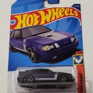 Hot Wheels 2022 Muscle Mania 4 of 10 - 1984 Mustang SVO purple