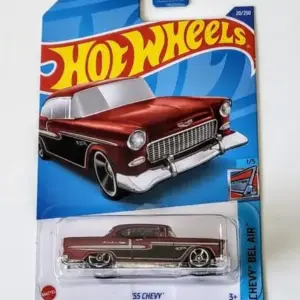 Hot Wheels 2022 Chevy Bel-Air Series 1 of 5 1955 Chevy red HCW84